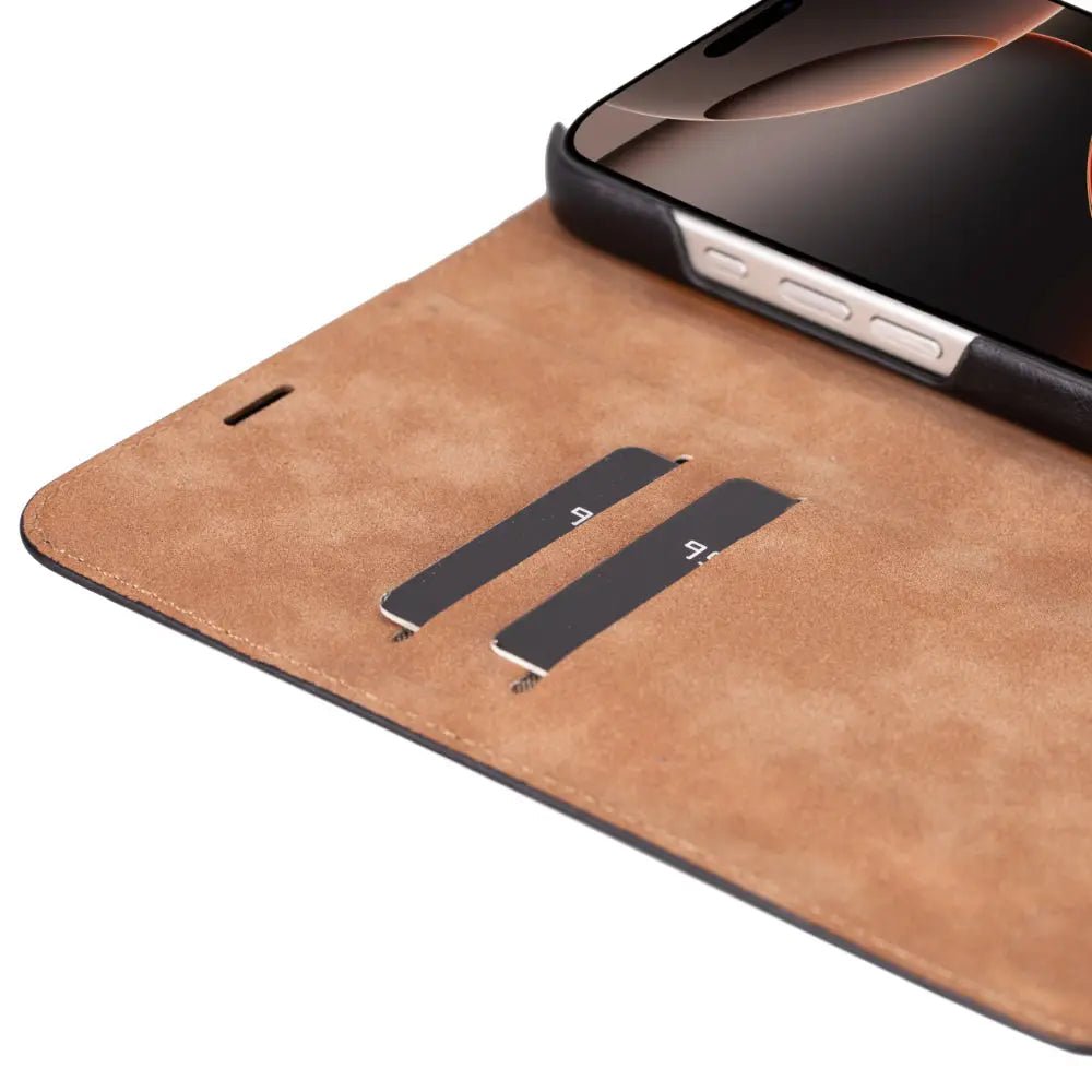 iPhone 16 Pro Genuine Leather Folio Case – Sonat Series
