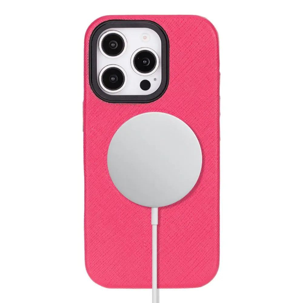 iPhone 16 Pro Max Genuine Leather Slim Case MagSafe – Vento Series