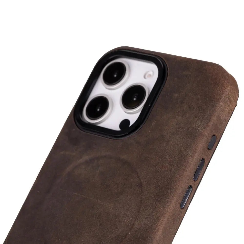 iPhone 16 Pro Max Genuine Leather Slim Case MagSafe – Vento Series
