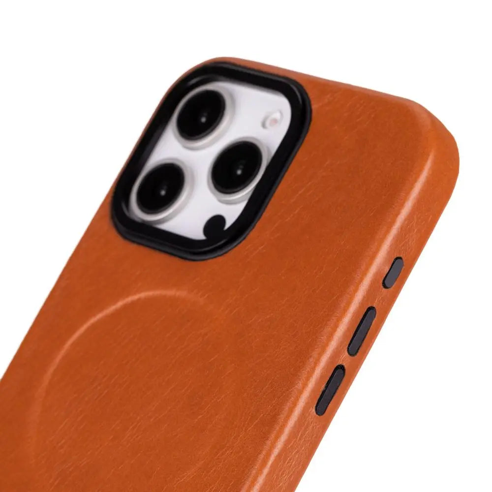 iPhone 16 Pro Max Genuine Leather Slim Case MagSafe – Vento Series