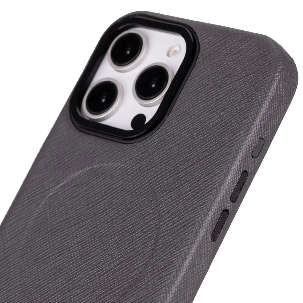 iPhone 16 Pro Max Genuine Leather Slim Case MagSafe – Vento Series