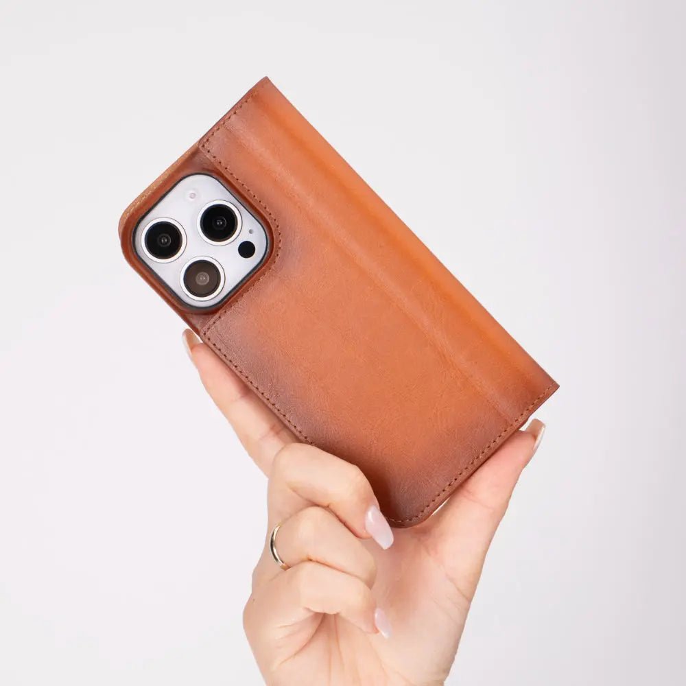 iPhone 16 Pro Genuine Leather Folio Case – Sonat Series
