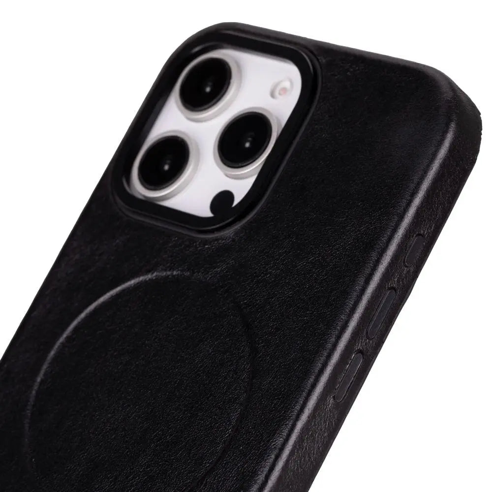 iPhone 16 Pro Max Genuine Leather Slim Case MagSafe – Vento Series