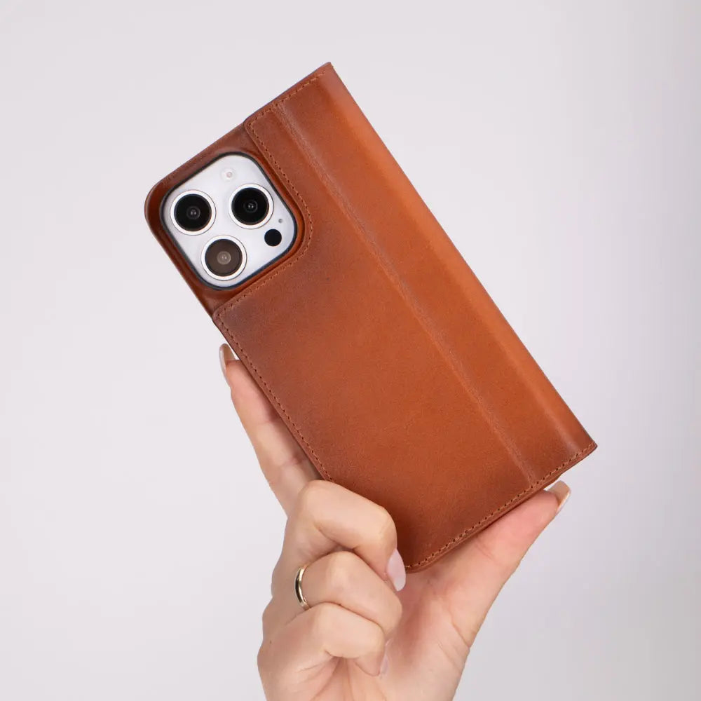 iPhone 16 Pro Max Genuine Leather Folio Case – Sonat Series