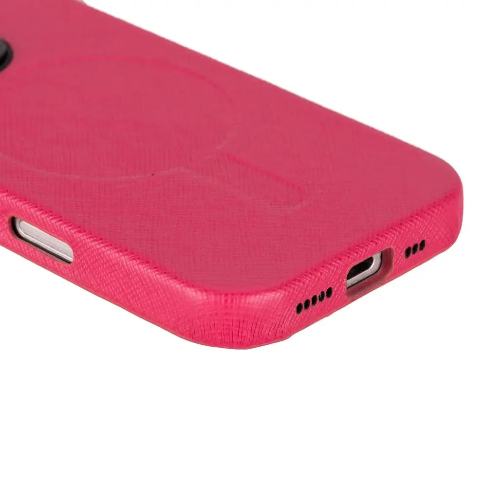 iPhone 16 Pro Genuine Leather Slim Case MagSafe – Vento Series