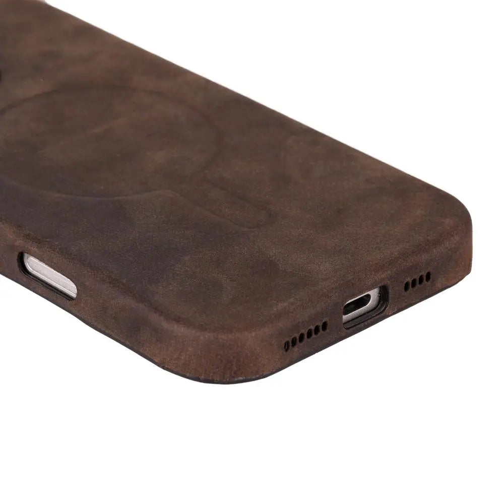 iPhone 16 Pro Genuine Leather Slim Case MagSafe – Vento Series