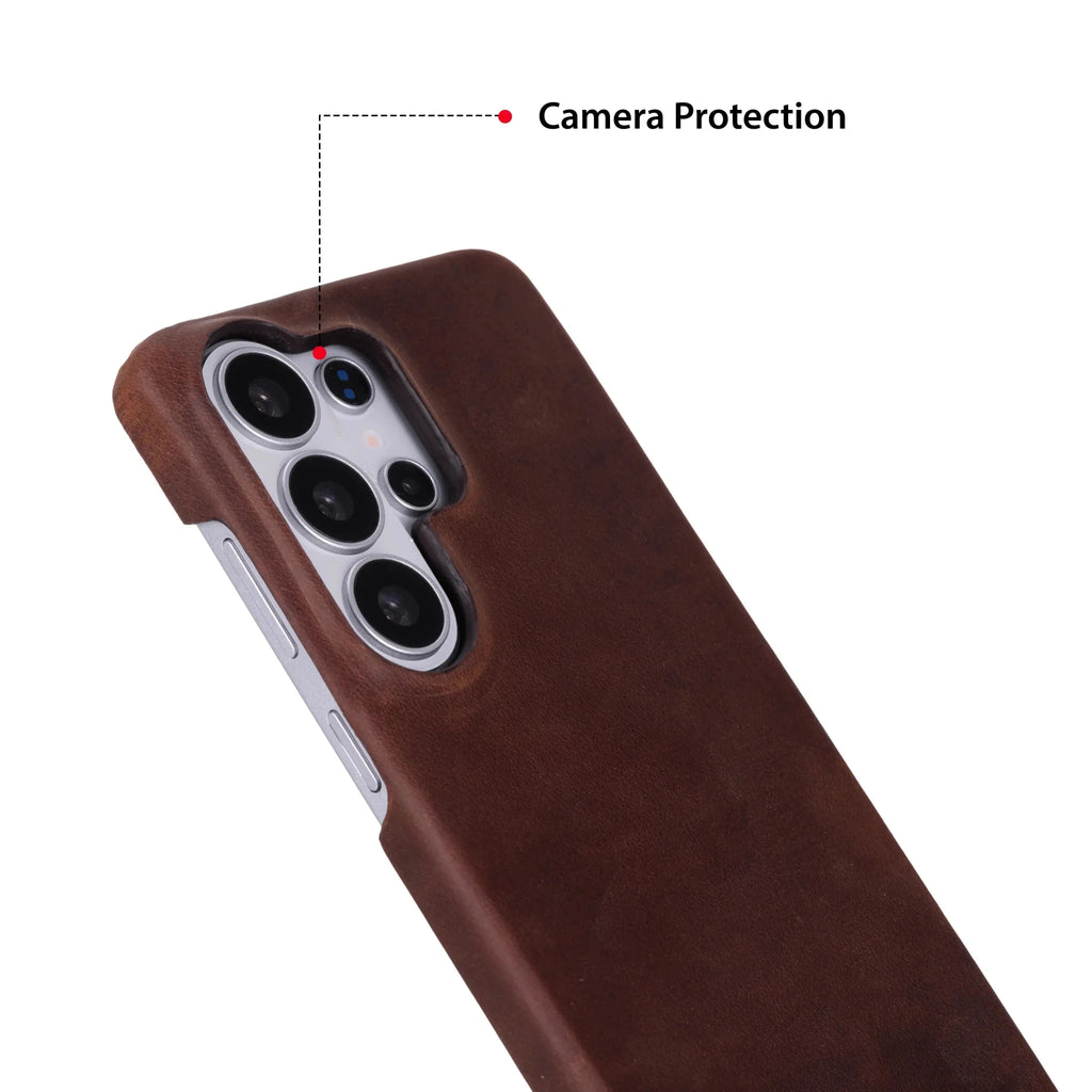 Samsung Galaxy S26 Ultra Full-Grain Leather Slim Case MagSafe – Ultimate Jacket