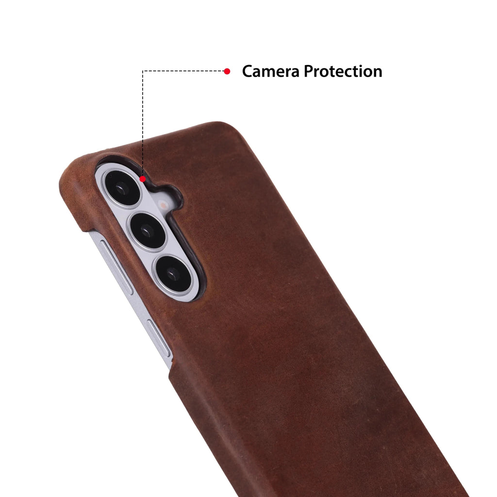 Samsung Galaxy S26 Plus Full-Grain Leather Slim Case MagSafe – Ultimate Jacket