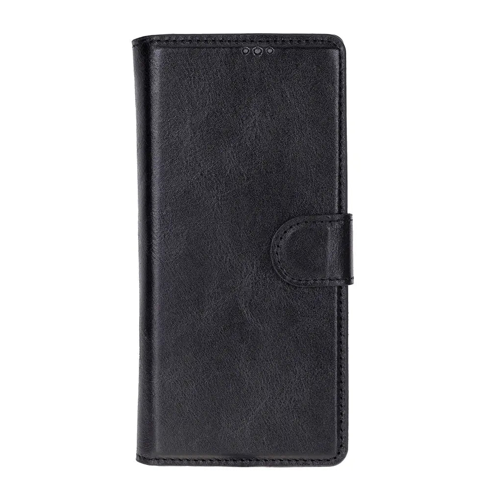 Samsung Galaxy Z Fold7 Genuine Leather Folio Wallet Case RFID – Wallet ID