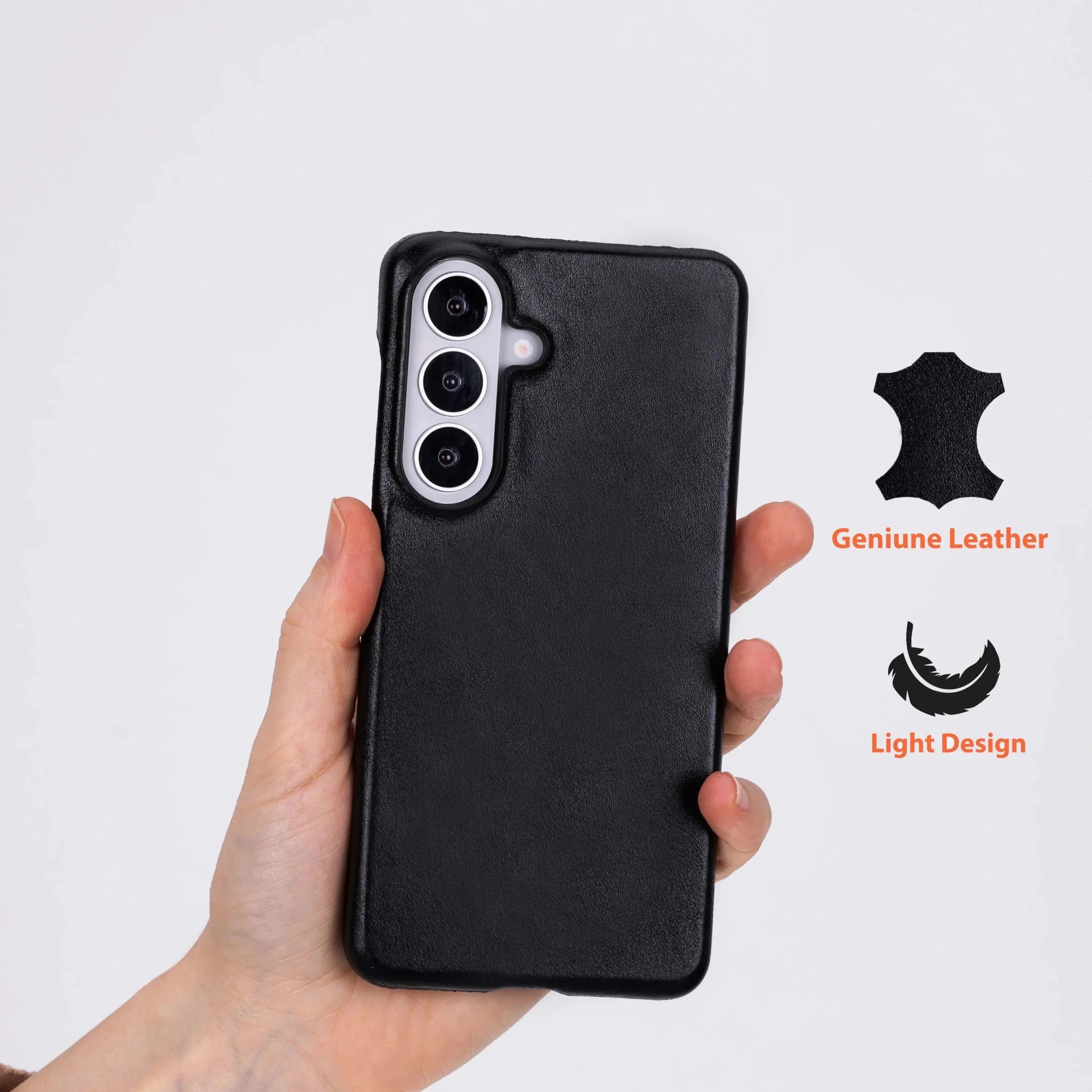Samsung Galaxy S26 Plus Full-Grain Leather Slim Case MagSafe – Ultimate Jacket