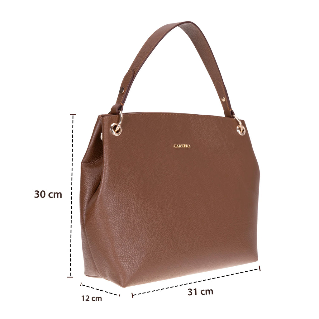 Carrera Calivra Women's Leather Bag – Floater Leather Shoulder Bag for Everyday Elegance | Minimal & Handcrafted