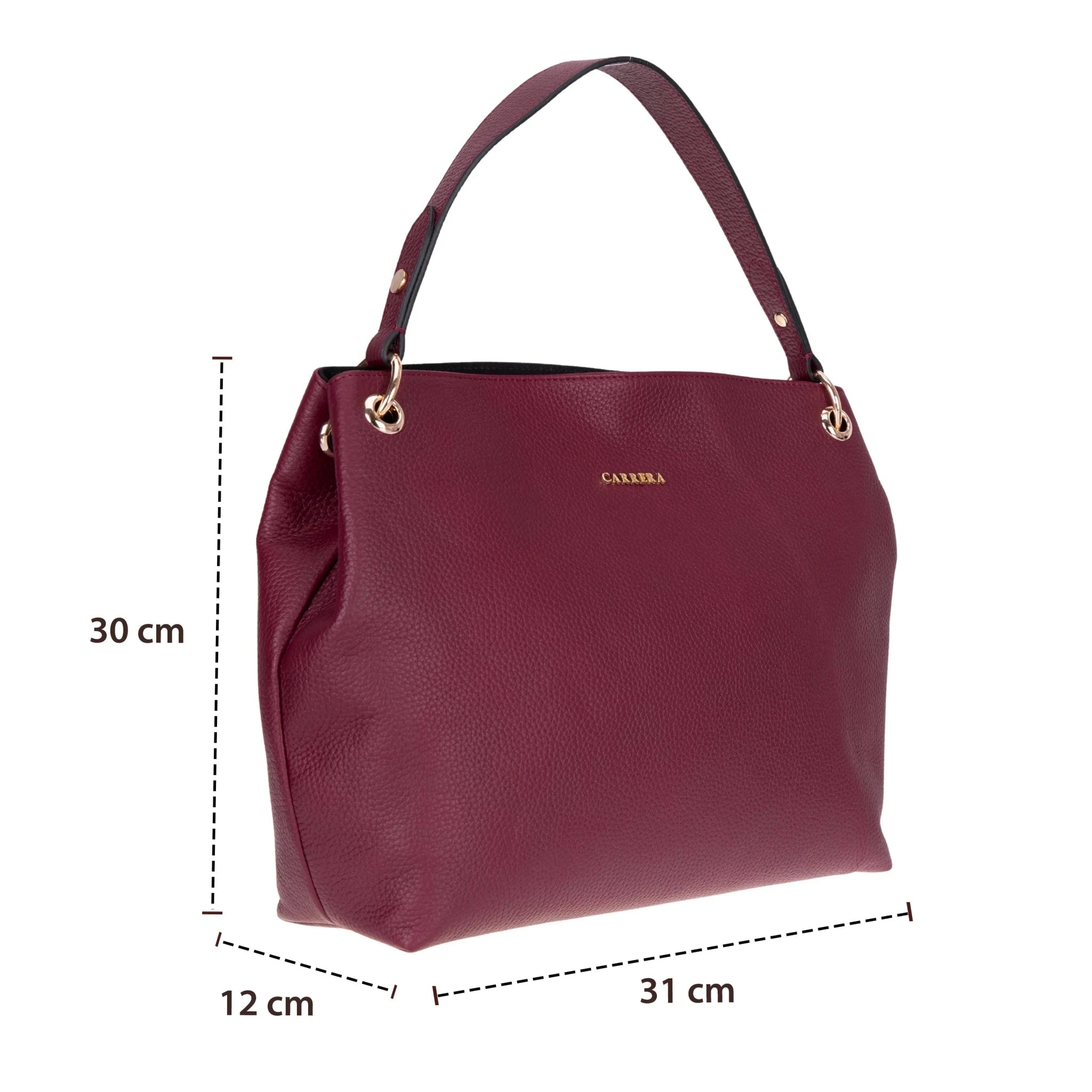 Carrera Calivra Women's Leather Bag – Floater Leather Shoulder Bag for Everyday Elegance | Minimal & Handcrafted