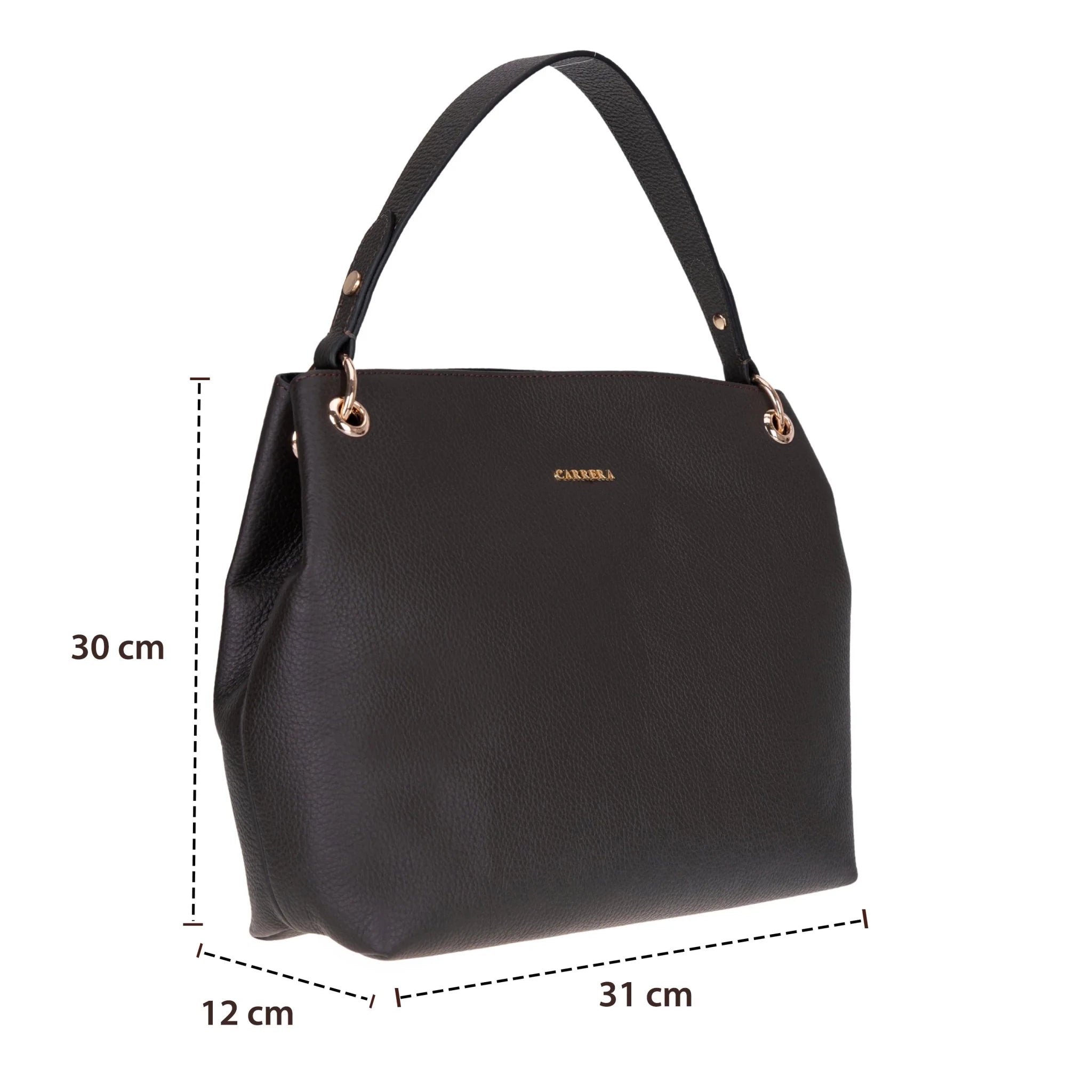 Carrera Calivra Women's Leather Bag – Floater Leather Shoulder Bag for Everyday Elegance | Minimal & Handcrafted