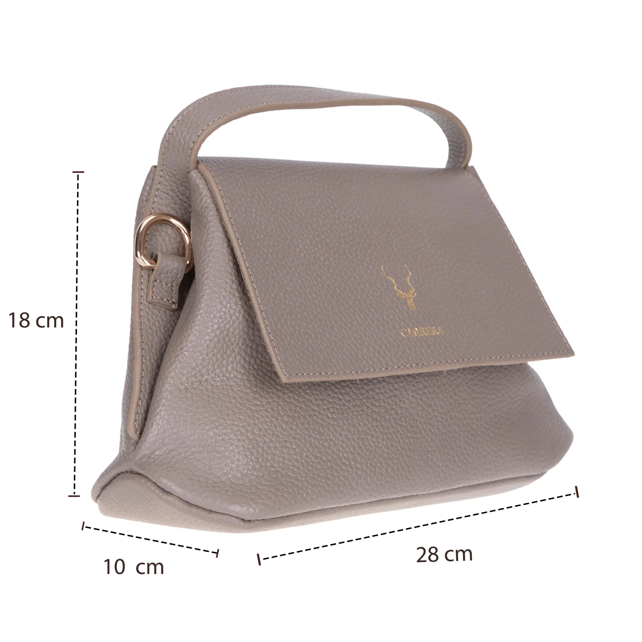 Carrera Arvelia Women’s Leather Bag – Floater Leather Shoulder & Top Handle Bag for Everyday Elegance | Minimal & Handcrafted