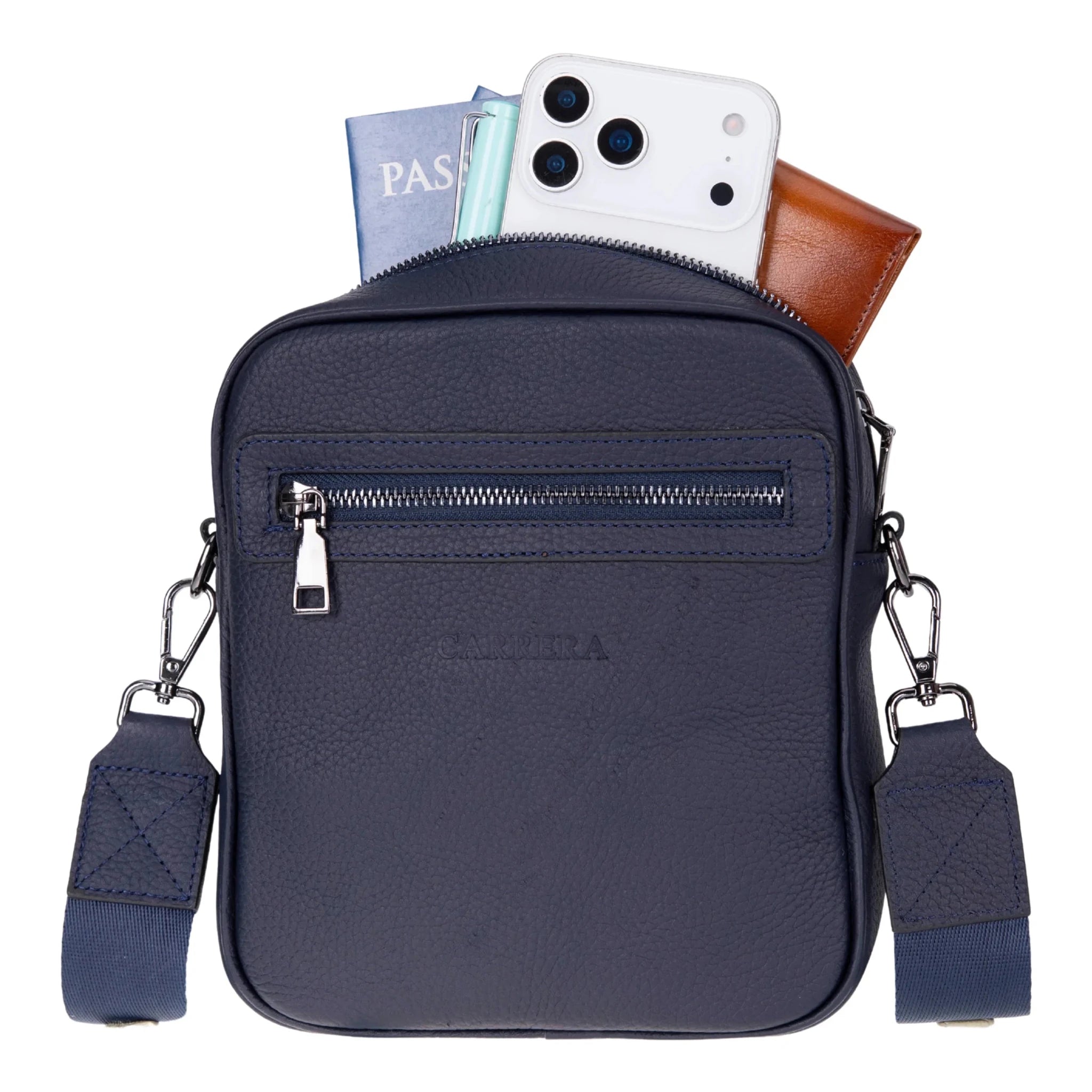 Carrera Torvane Leather Men's Handbag