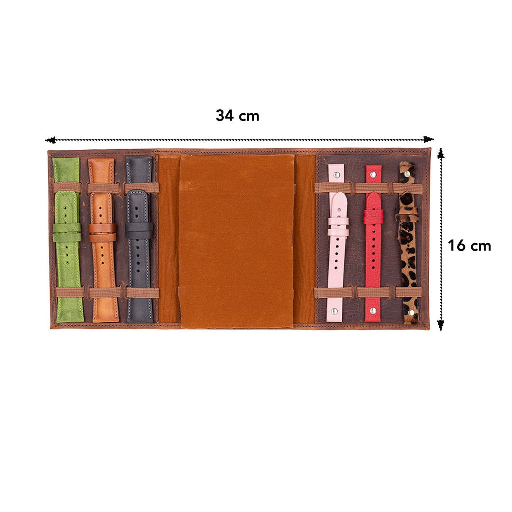 Triple Watch Band Leather Organizer
