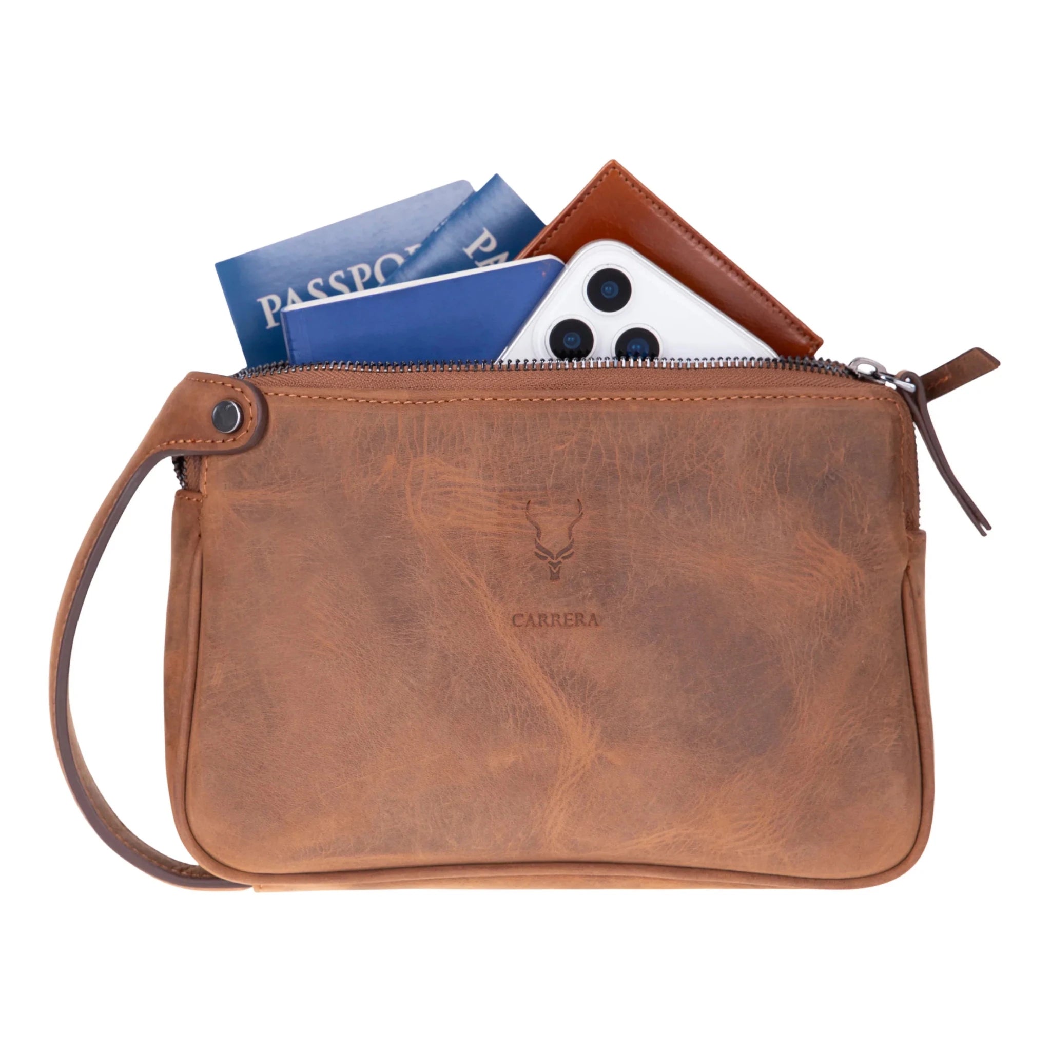 Carrera Valdiero Leather Men's Handbag