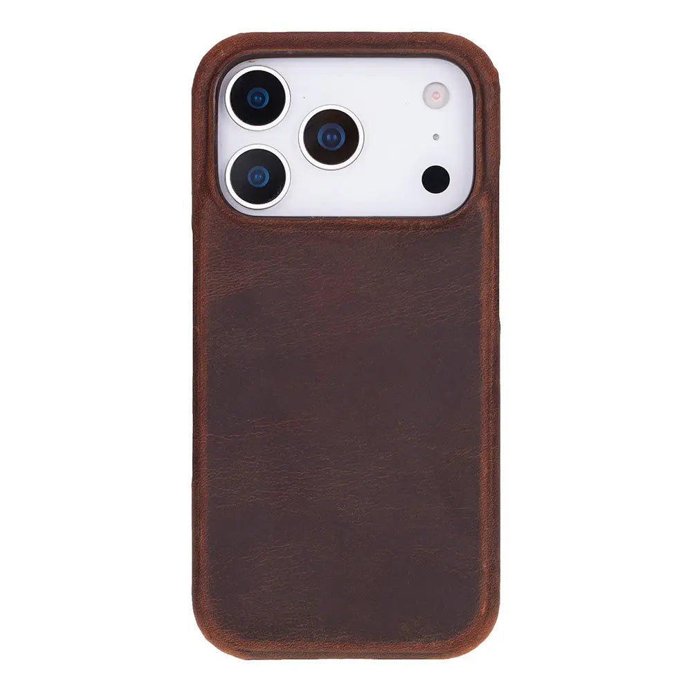 iPhone 17 Pro Full-Grain Leather Slim Case MagSafe – Ultimate Jacket Series