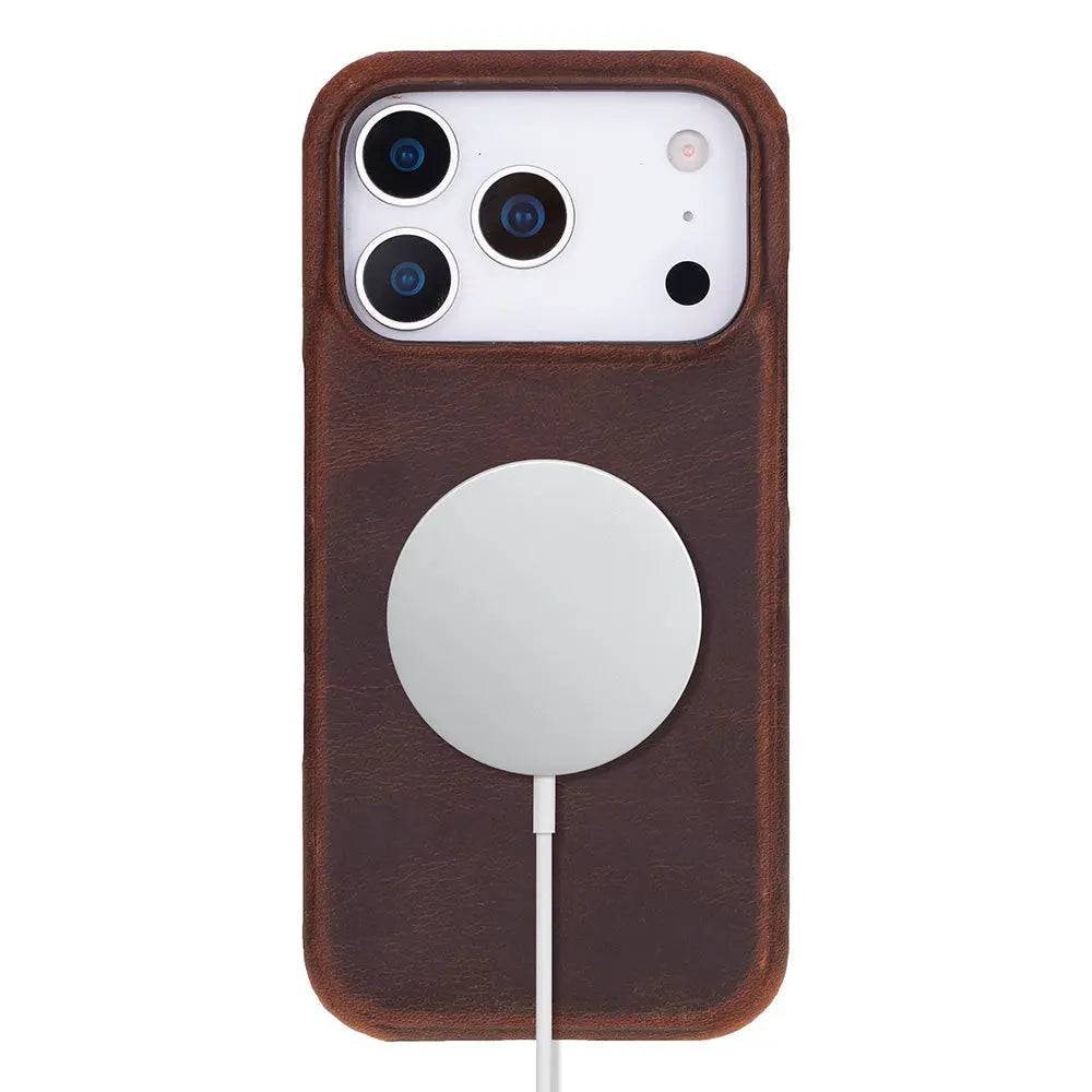 iPhone 17 Pro Full-Grain Leather Slim Case MagSafe – Ultimate Jacket Series