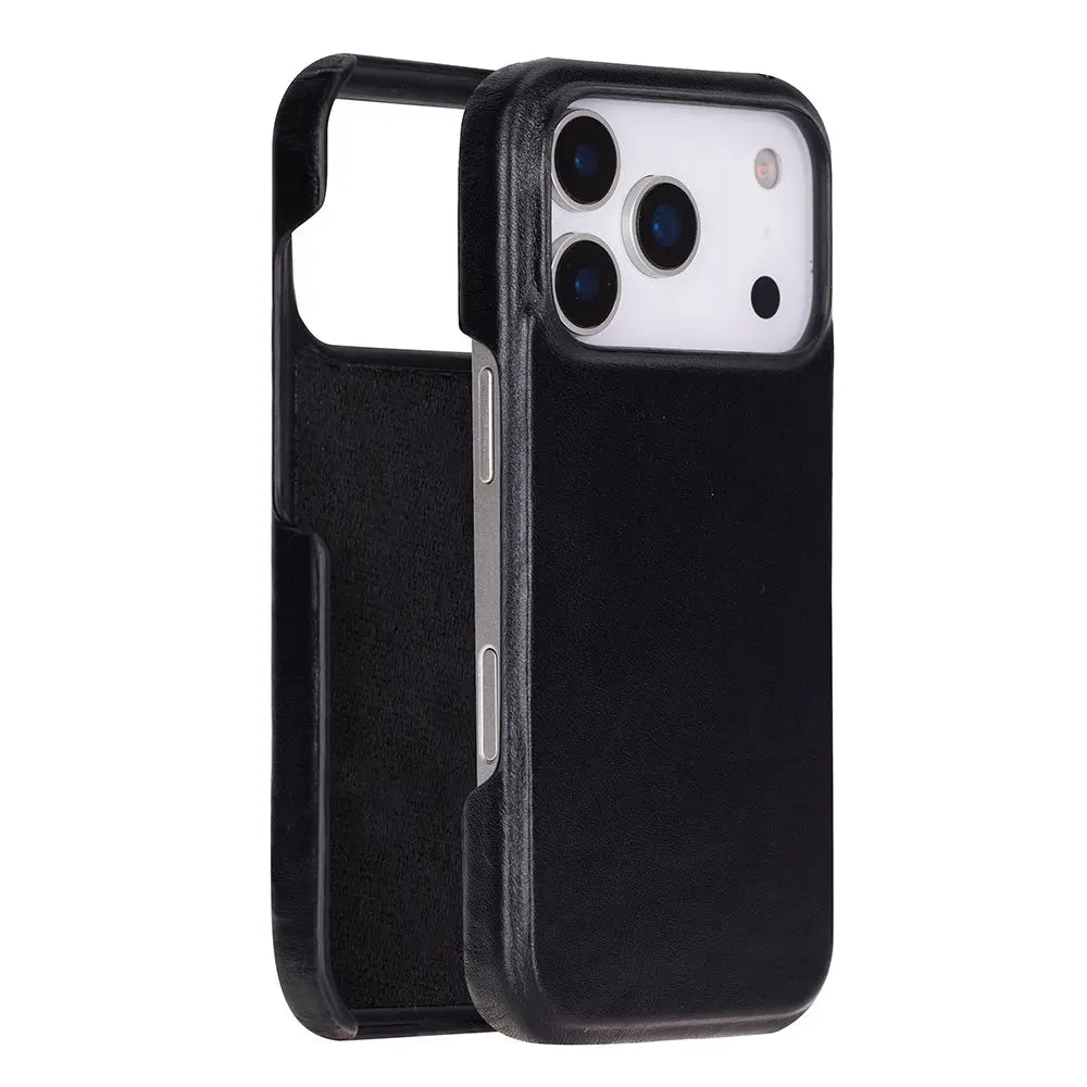iPhone 17 Pro Full-Grain Leather Slim Case MagSafe – Ultimate Jacket Series