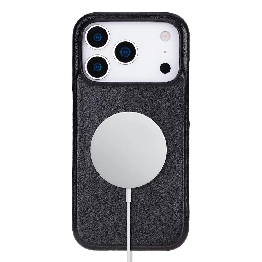 iPhone 17 Pro Full-Grain Leather Slim Case MagSafe – Ultimate Jacket Series
