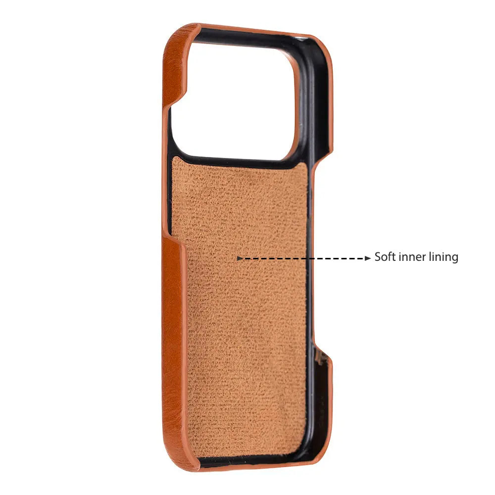 iPhone 17 Pro Full-Grain Leather Slim Case MagSafe – Ultimate Jacket Series