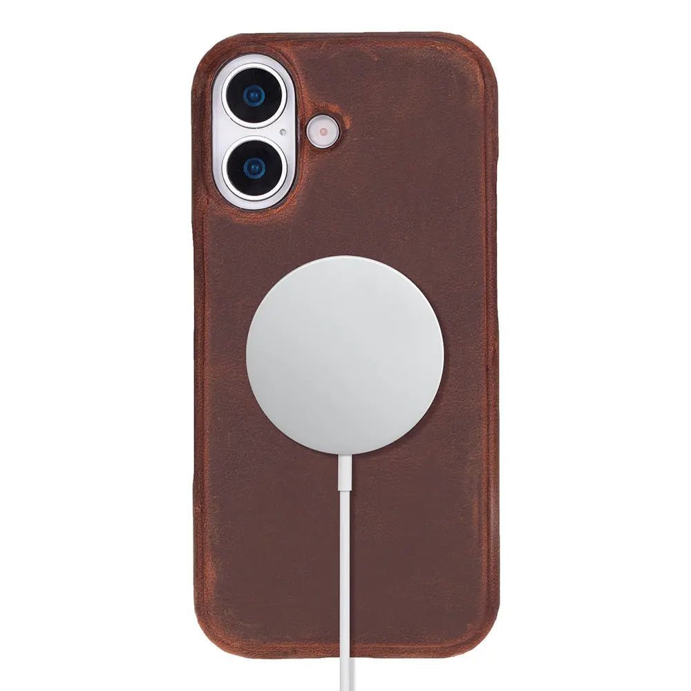 iPhone 17 Full-Grain Leather Slim Case MagSafe – Ultimate Jacket Series