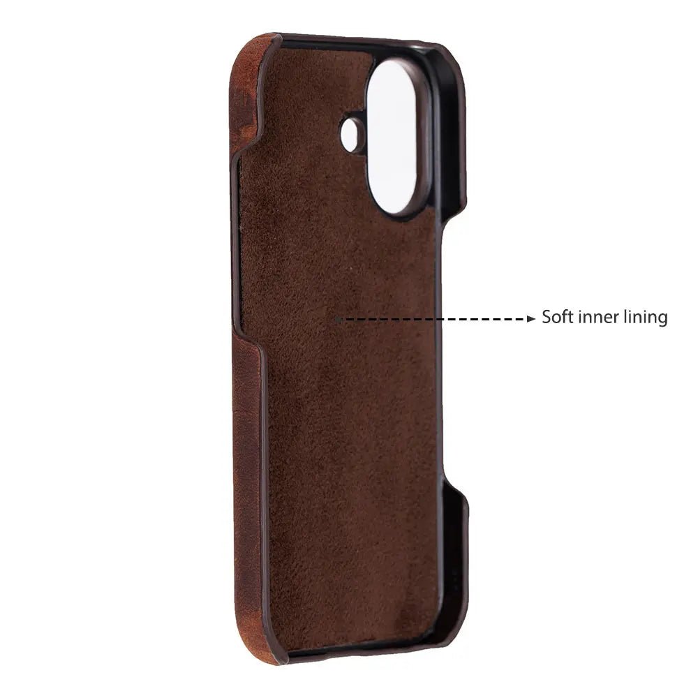iPhone 17 Full-Grain Leather Slim Case MagSafe – Ultimate Jacket Series