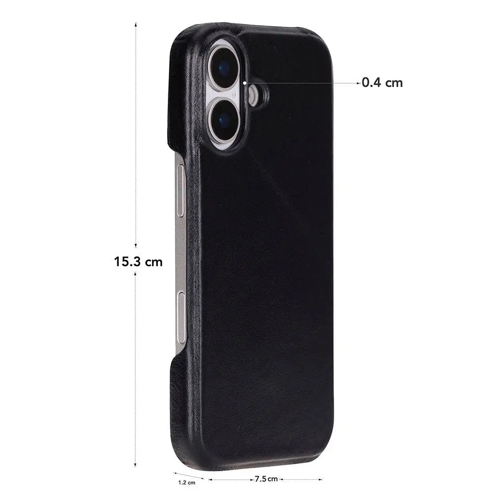 iPhone 17 Full-Grain Leather Slim Case MagSafe – Ultimate Jacket Series