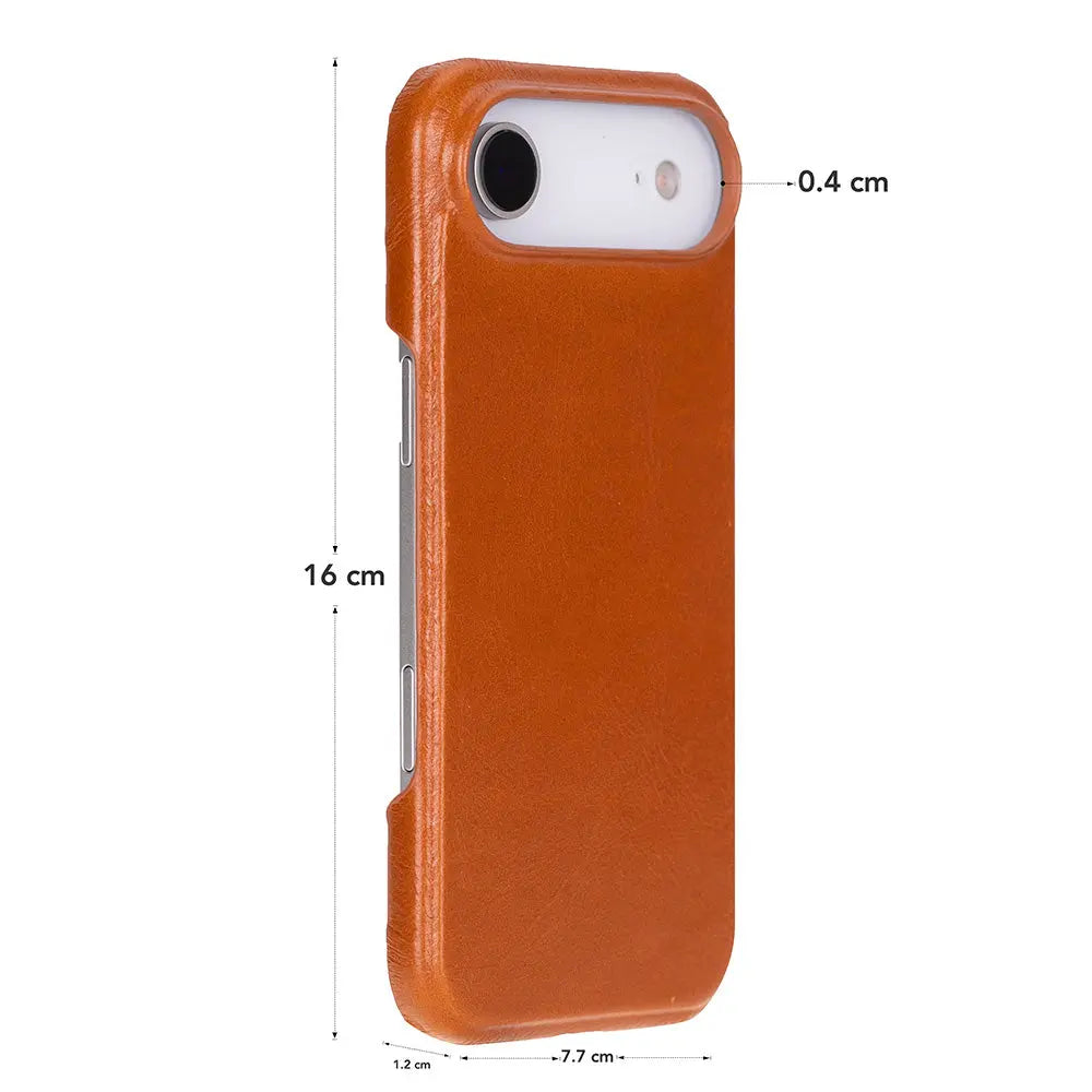 iPhone 17 Air Full-Grain Leather Slim Case MagSafe – Ultimate Jacket Series
