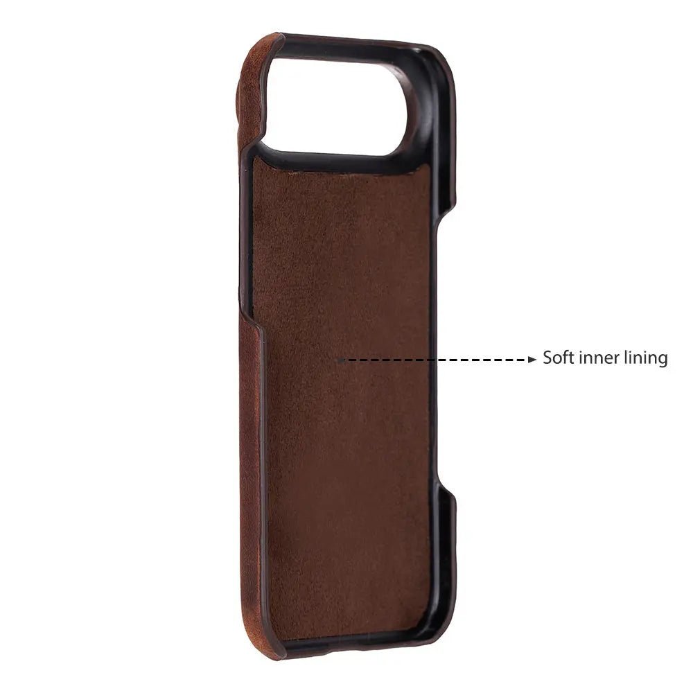 iPhone 17 Air Full-Grain Leather Slim Case MagSafe – Ultimate Jacket Series