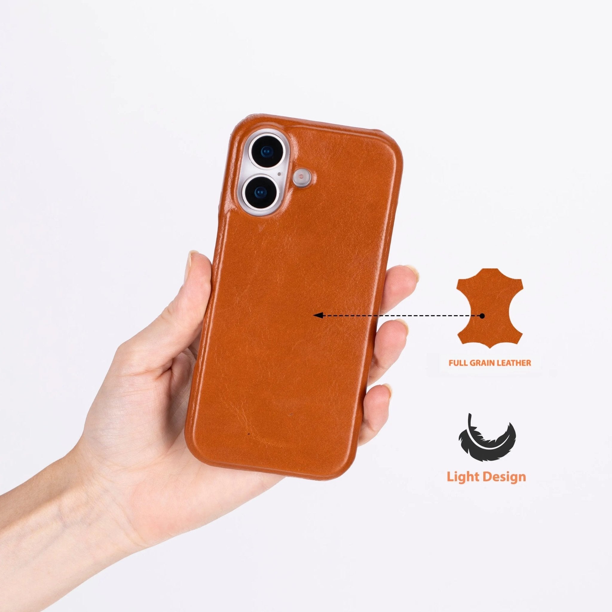 iPhone 17 Full-Grain Leather Slim Case MagSafe – Ultimate Jacket Series