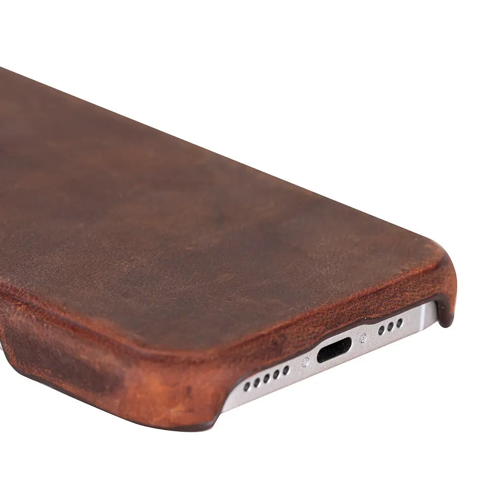 iPhone 17 Pro Full-Grain Leather Slim Case MagSafe – Ultimate Jacket Series