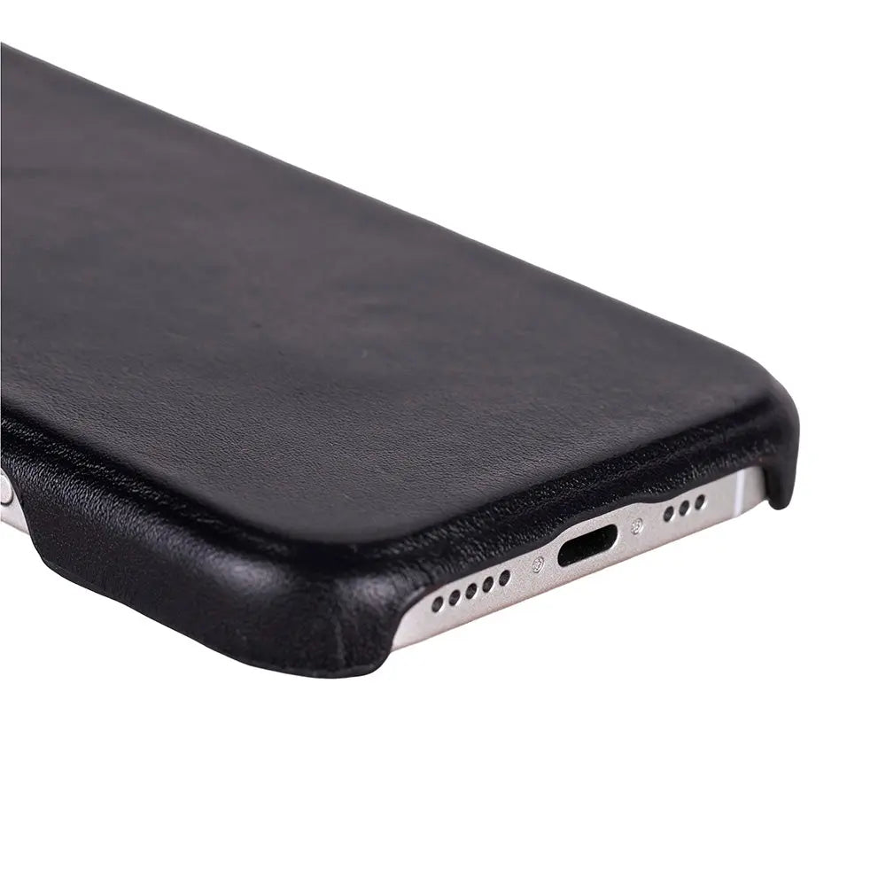 iPhone 17 Pro Full-Grain Leather Slim Case MagSafe – Ultimate Jacket Series