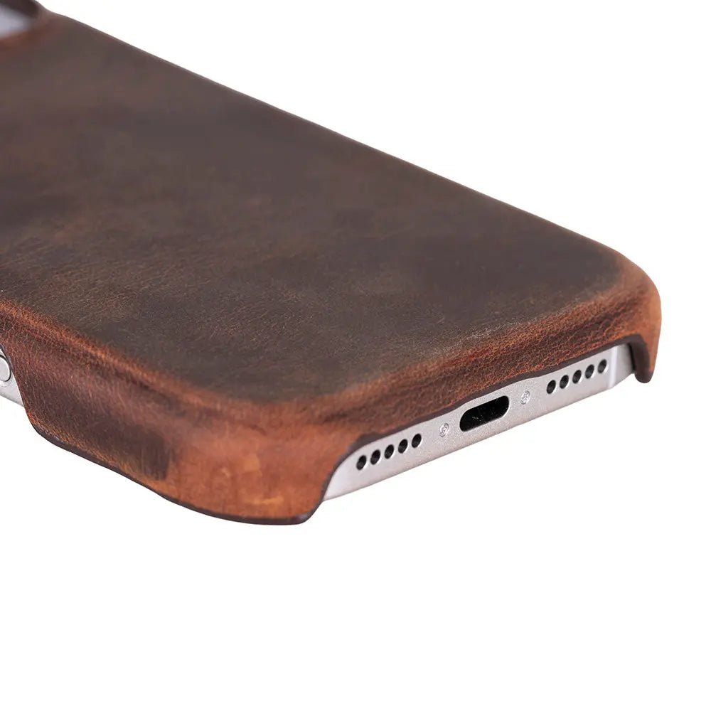 iPhone 17 Full-Grain Leather Slim Case MagSafe – Ultimate Jacket Series