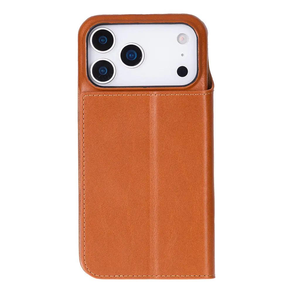 iPhone 17 Pro Max Genuine Leather Folio Case – Sonat Series