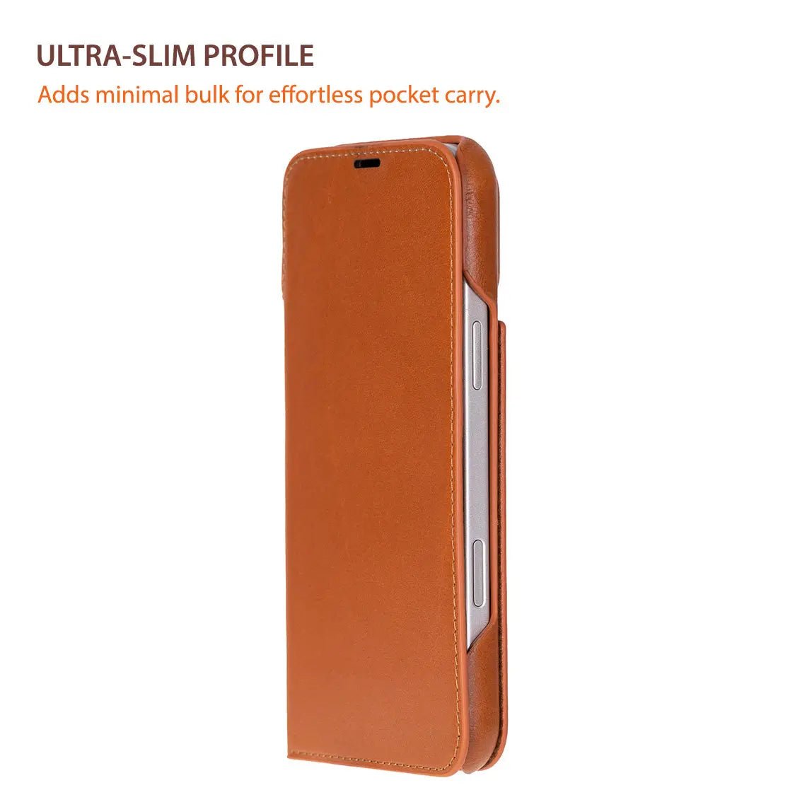 iPhone 17 Pro Max Genuine Leather Folio Case – Sonat Series