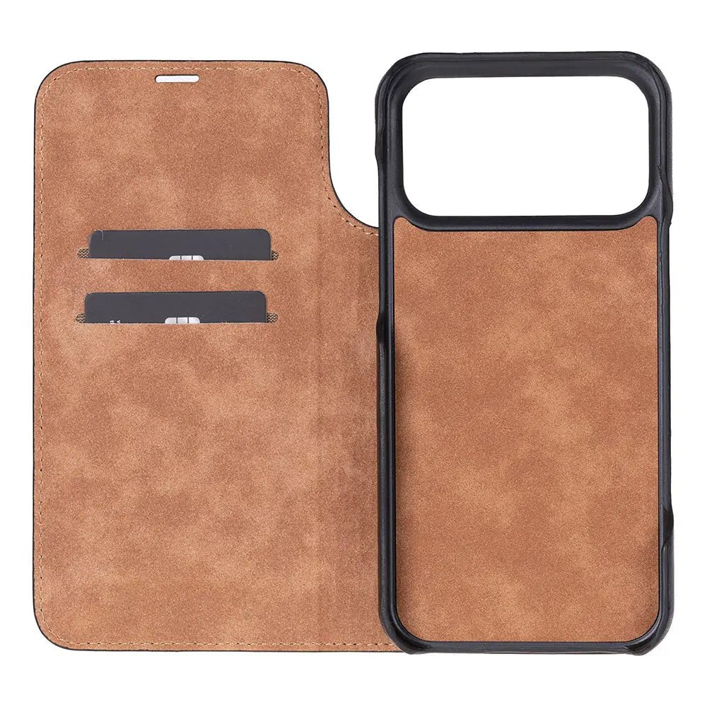 iPhone 17 Pro Genuine Leather Folio Case – Sonat Series