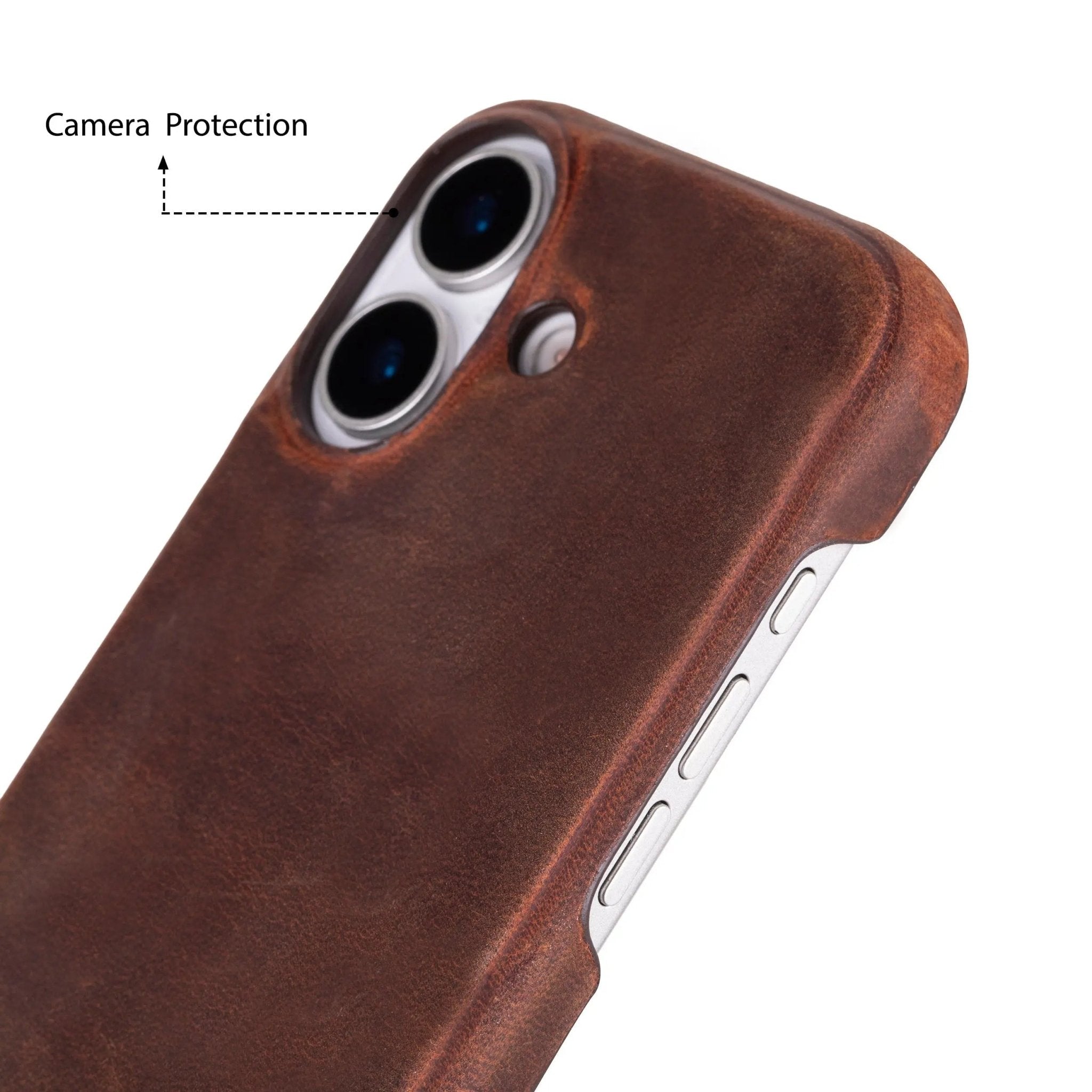 iPhone 17 Full-Grain Leather Slim Case MagSafe – Ultimate Jacket Series