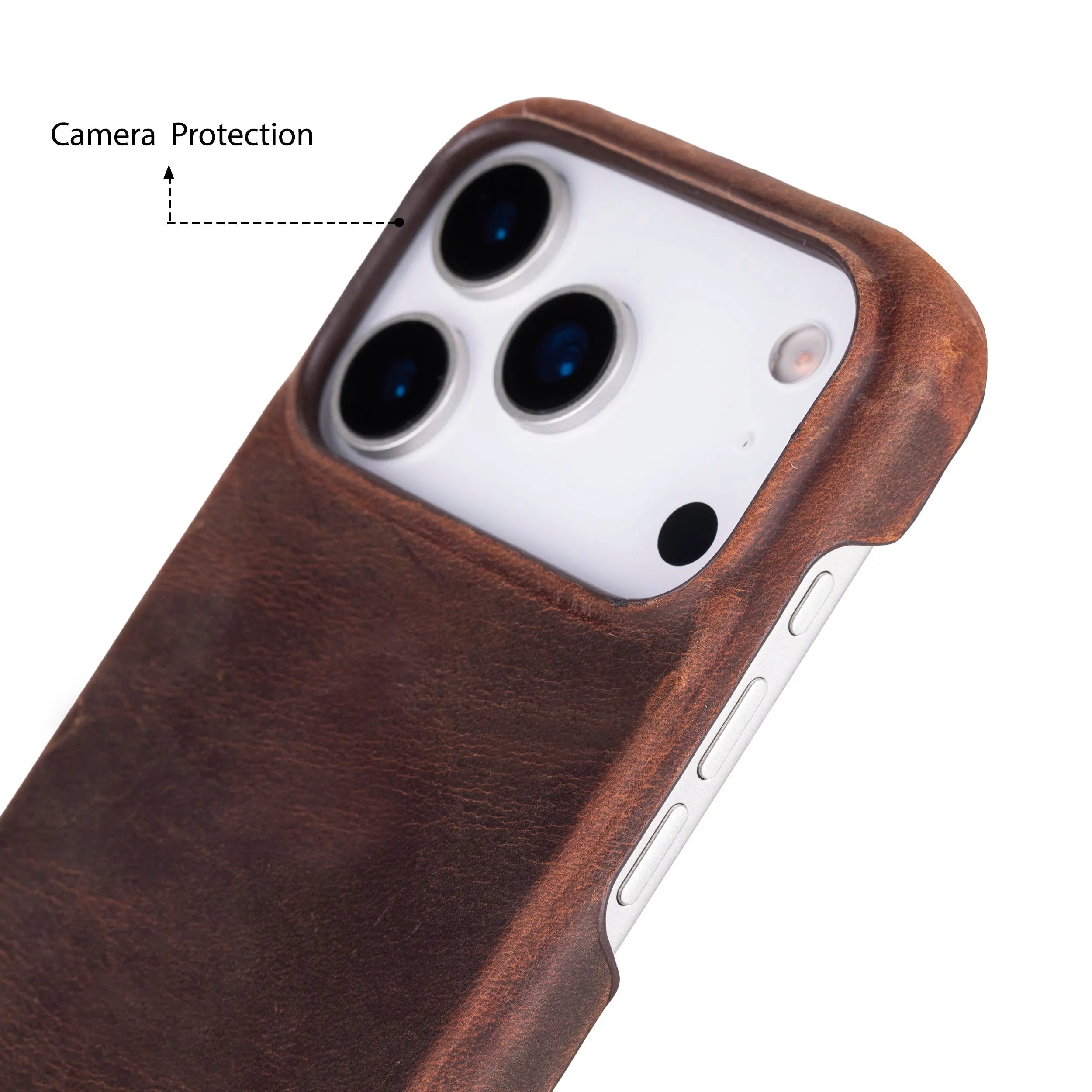 iPhone 17 Pro Full-Grain Leather Slim Case MagSafe – Ultimate Jacket Series