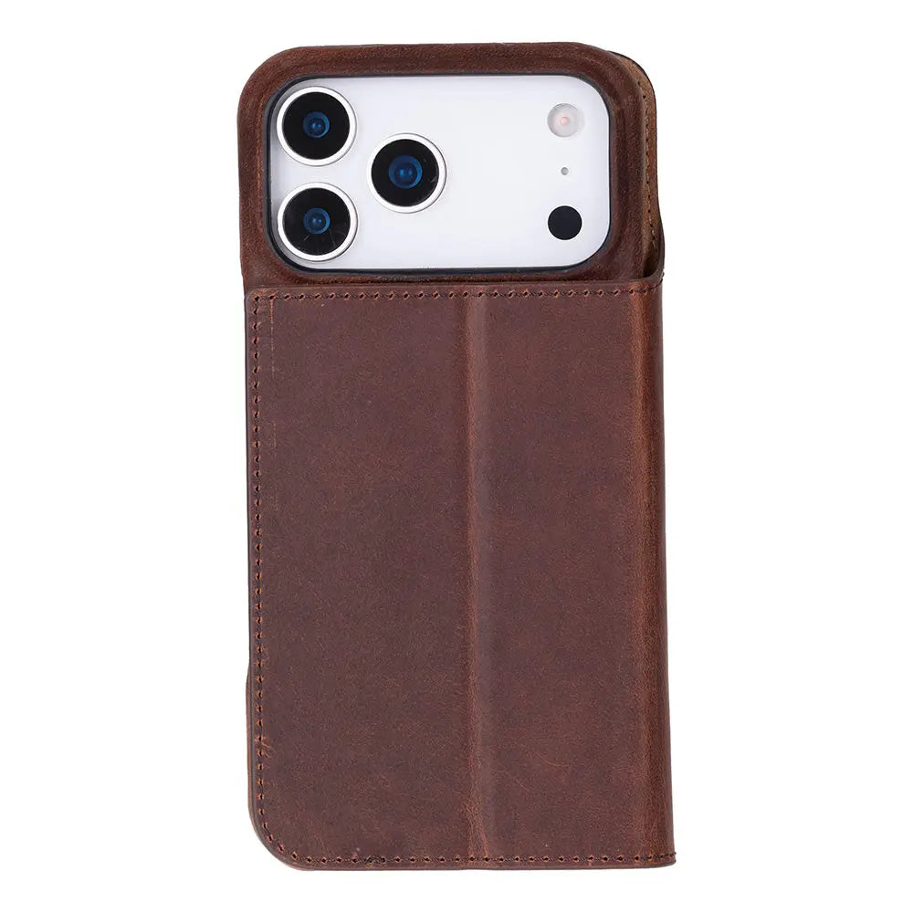 iPhone 17 Pro Genuine Leather Folio Case – Sonat Series