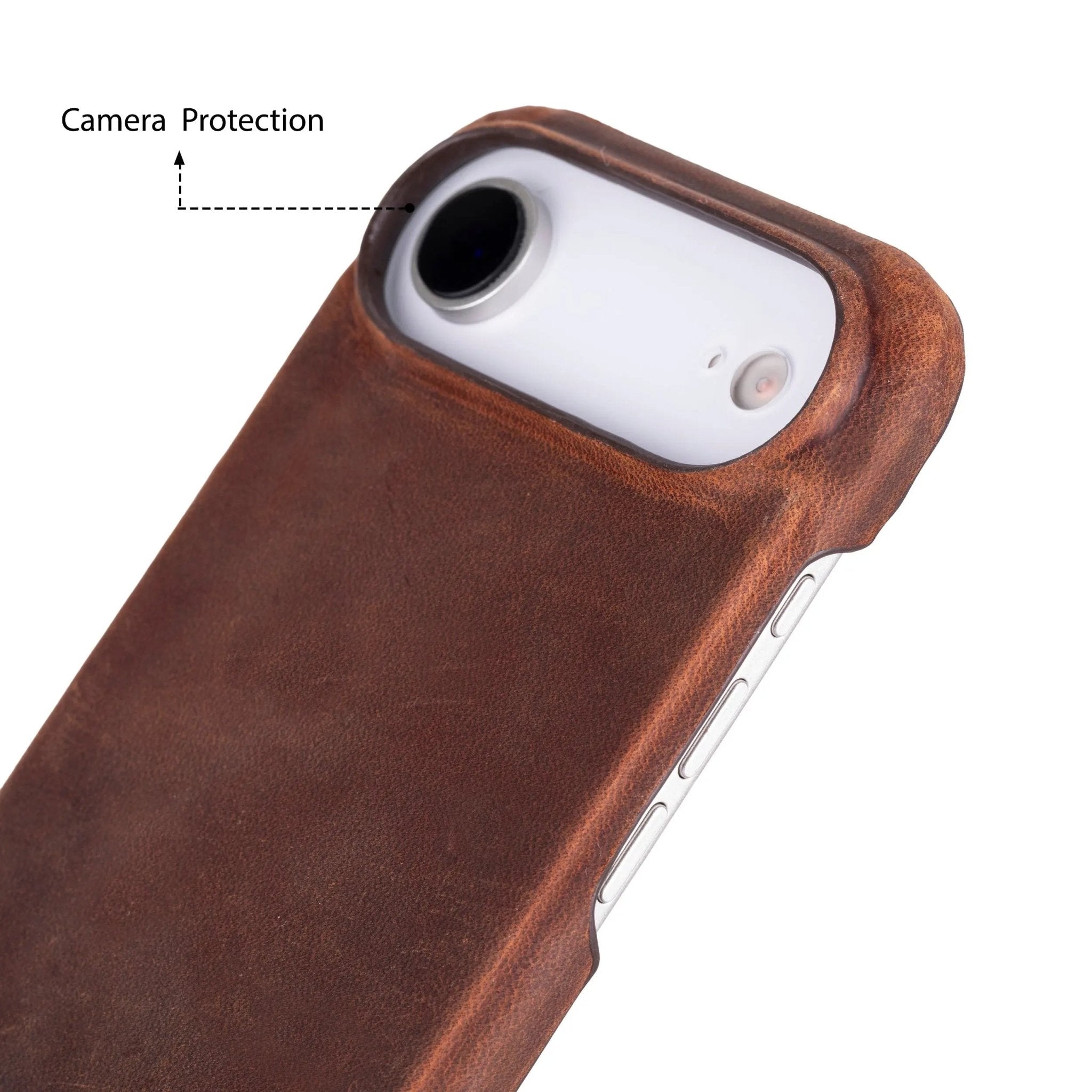 iPhone 17 Air Full-Grain Leather Slim Case MagSafe – Ultimate Jacket Series