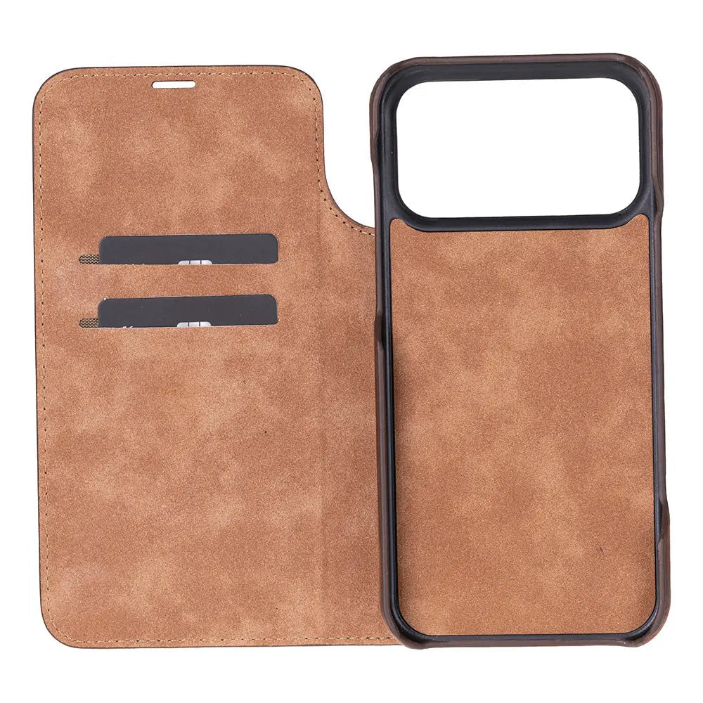 iPhone 17 Pro Genuine Leather Folio Case – Sonat Series