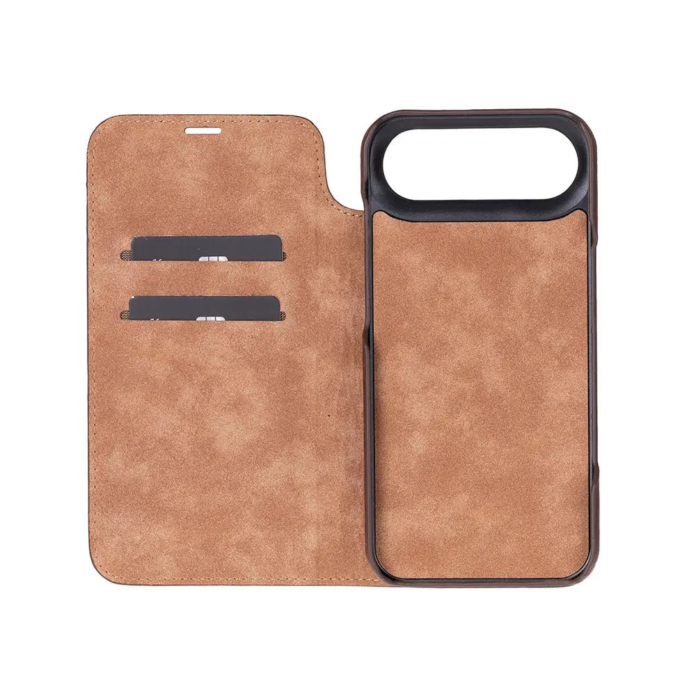 iPhone 17 Air Genuine Leather Folio Case – Sonat Series