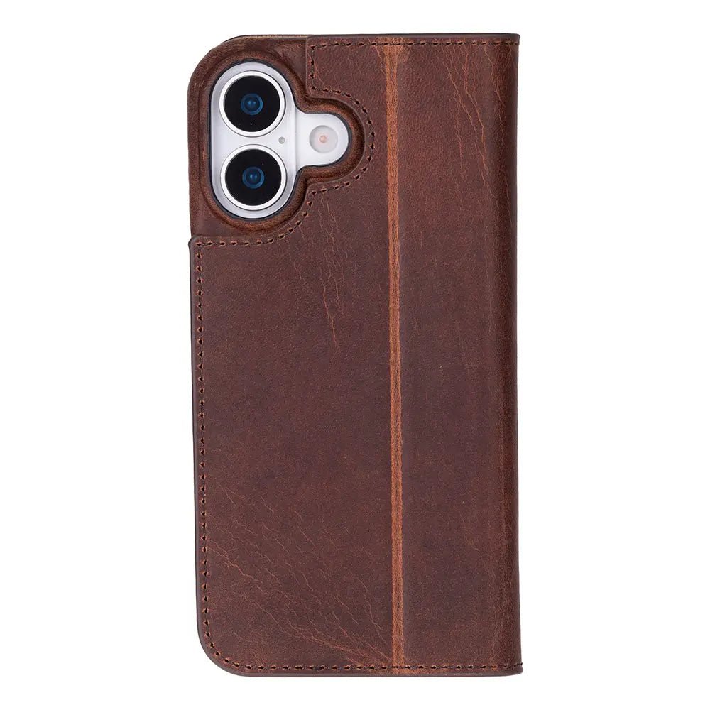 iPhone 17 Genuine Leather Folio Case – Sonat Series
