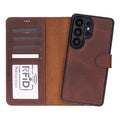 Magic Samsung Galaxy S26 Ultra Detachable Leather Wallet Case – Genuine Leather Phone Case for Everyday Carry | Minimal & Handcrafted