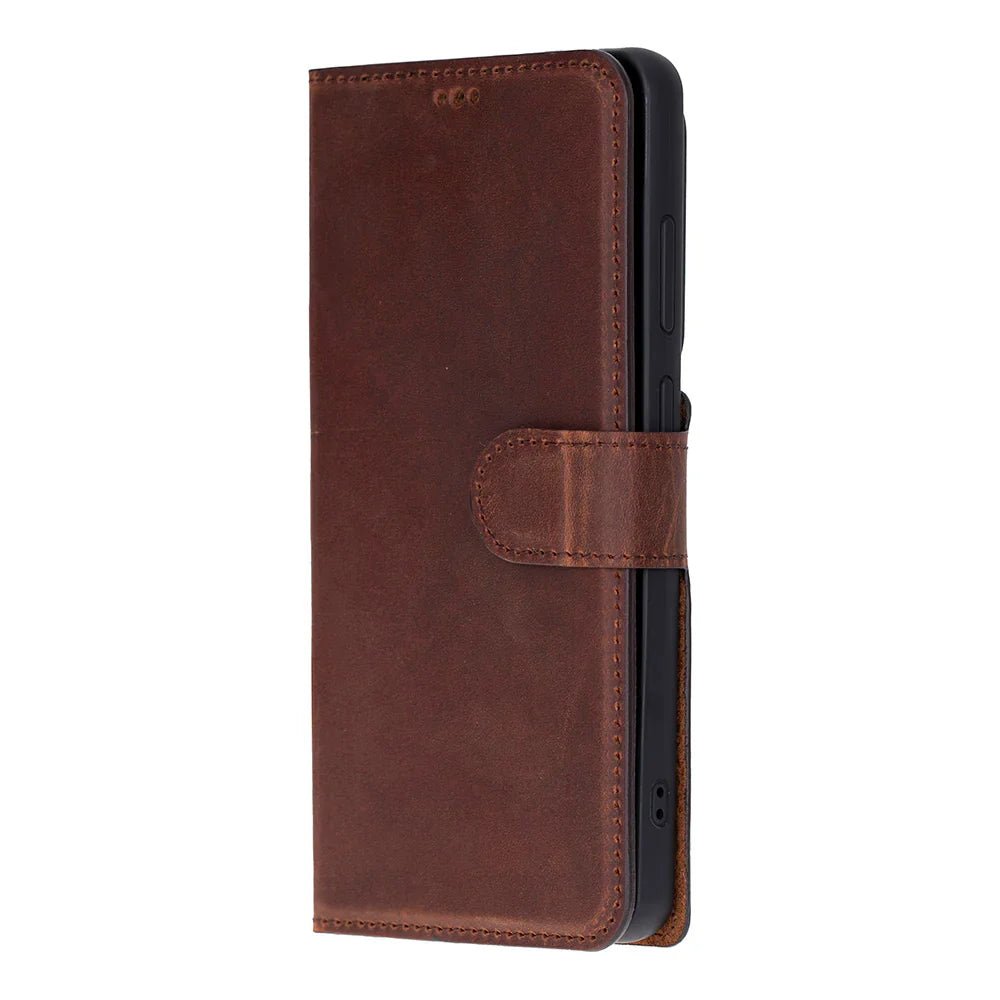 Magic Samsung Galaxy S26 Ultra Detachable Leather Wallet Case – Genuine Leather Phone Case for Everyday Carry | Minimal & Handcrafted