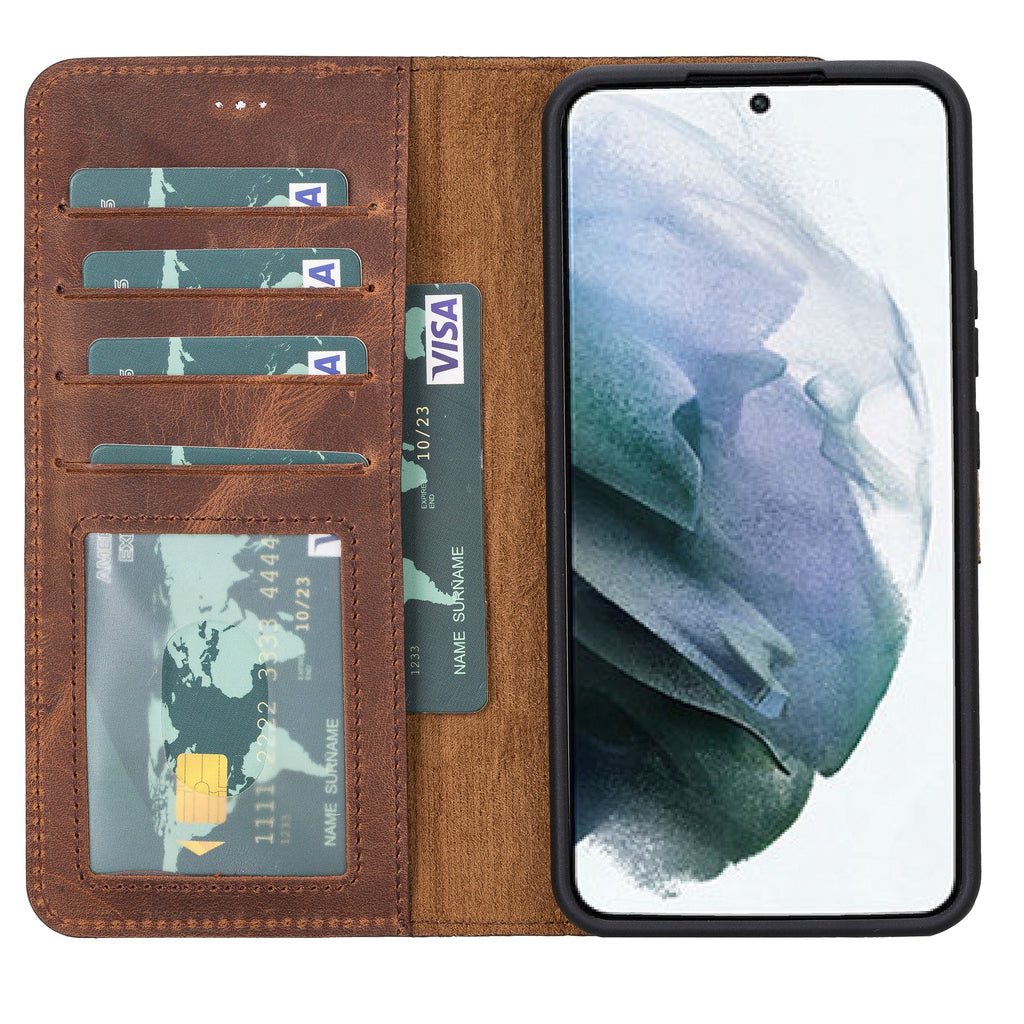 Samsung Galaxy S22 Plus Leather Wallet Case Detachable RFID – Magic
