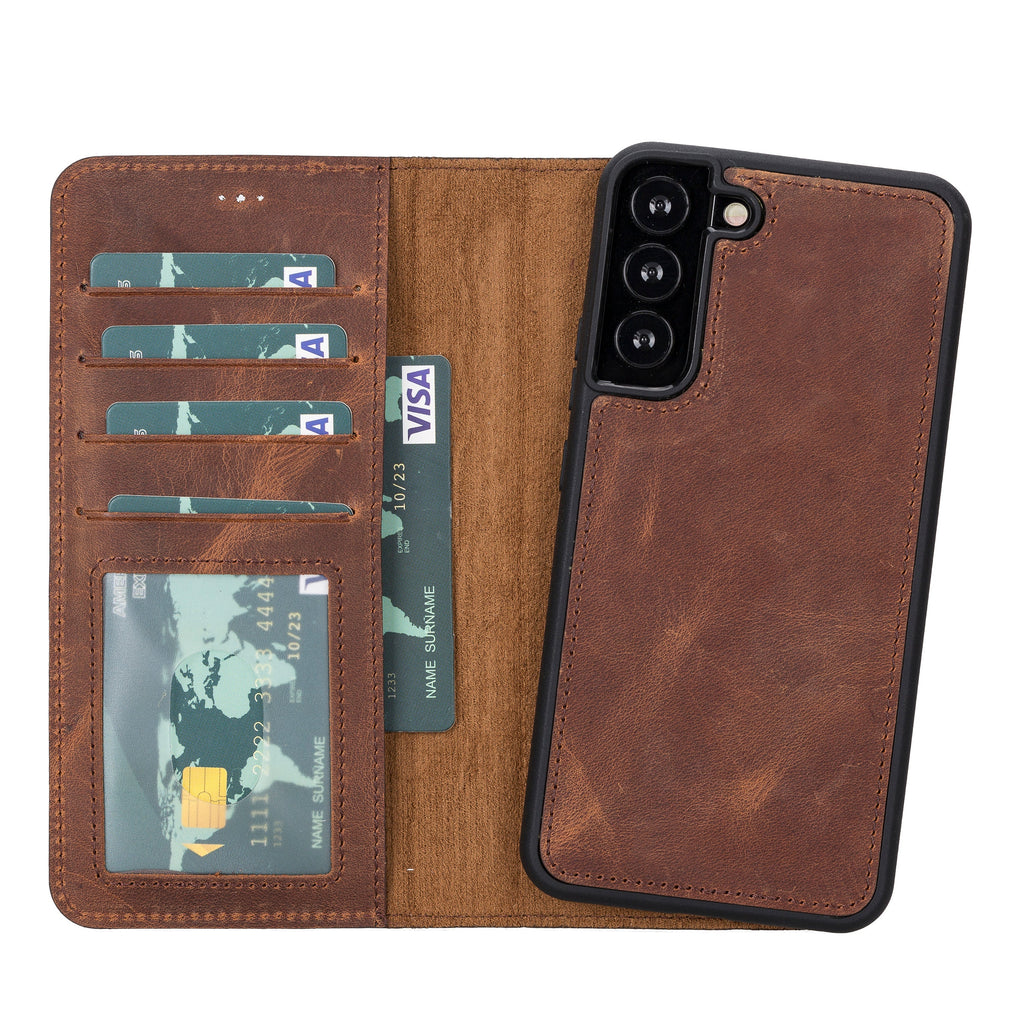 Samsung Galaxy S23 Leather Wallet Case Detachable RFID – Magic