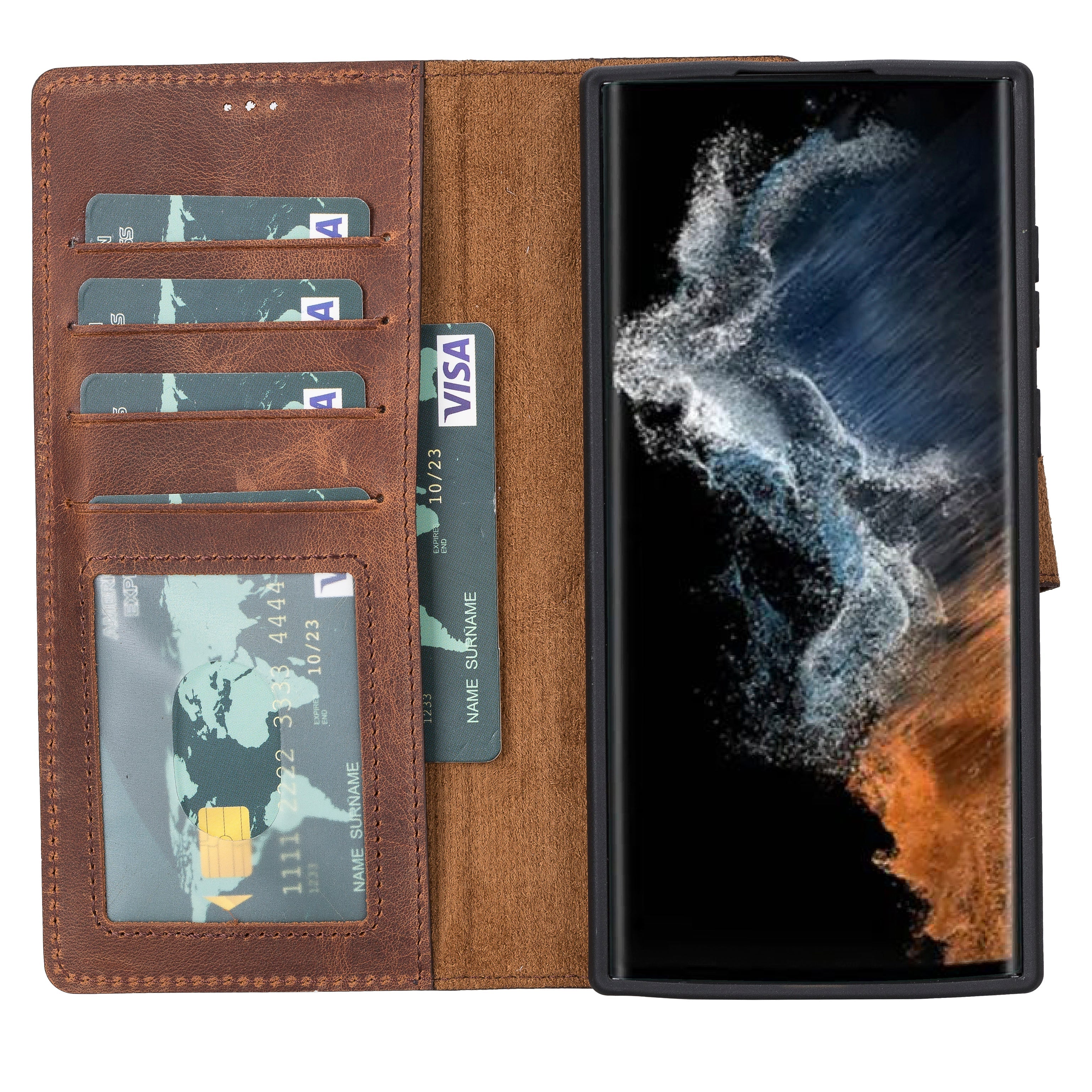 Samsung Galaxy S23 Plus Leather Wallet Case Detachable RFID – Magic